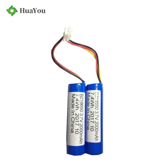 High Quality 18650 Batteries 2000mAh 3.7V Rechargeable 18650 Li-ion Battery