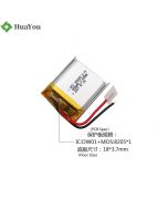 China Factory Wholesale Selfie Stick Lithium Polymer Battery HY 102428 650mAh 3.7V Li-po Battery