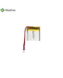 China Lithium Polymer Cell Factory Produce Locator Battery HY 103232 3.7V 900mAh Li-ion Battery