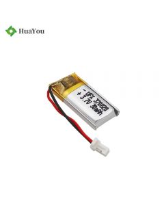 Factory Sales Rechargeable Bluetooth Earphone Lipo Battery HY 370820 30mAh 3.7V Lithium Polymer Battery