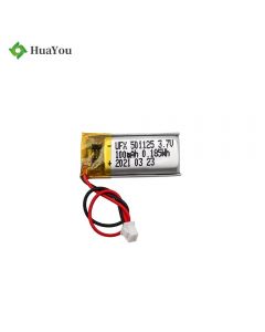 Top Quality Rechargeable Bluetooth Mini Speaker Lipo Battery HY 501125 3.7V 100mAh Li-polymer Battery