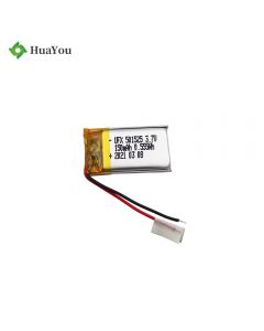 Battery Factory Wholesale Digital Device Rechargeable Lipo Battery HY 501525 3.7V 150mAh Li-Polymer Battery