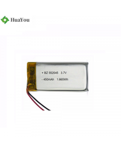 110mAh 3.7V Battery for Electrically Heated Gloves