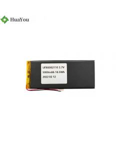Chinese Li-polymer Battery Factory Wholesale Physiotherapy Device Batteries HY 6062110 3.7V 5000mAh Lithium-ion Battery