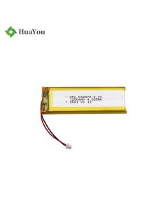 2021 Newest Design Remote Control Toys Lipo Battery HY 642573 3.7V 1250mAh Lithium Polymer Battery