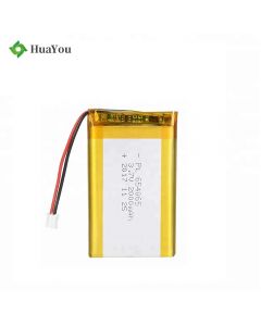 Custom UL Certification Battery for GPS Devices HY 654065 3.7V 2000mAh Lipo Battery with KC Certificate