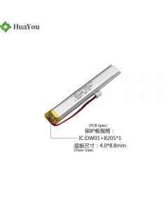 China Lithium Cell Manufacturer Customized Monitoring Equipment Battery HY 701688 3.7V 900mAh Li-po Battery