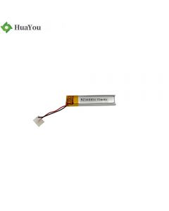 Li-ion Cell Supplier Wholesale Electric Toothbrush Battery HY 340835 3.7V 70mAh Small Lipo Battery