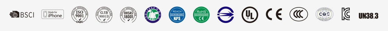 Lithium battery Certifications