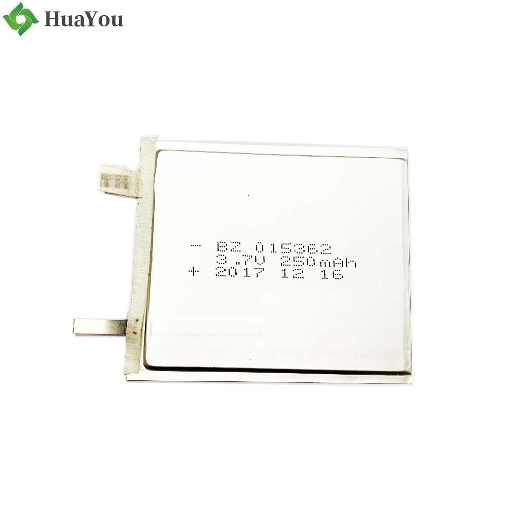 015362 250mAh 3.7V Li-Polymer Battery