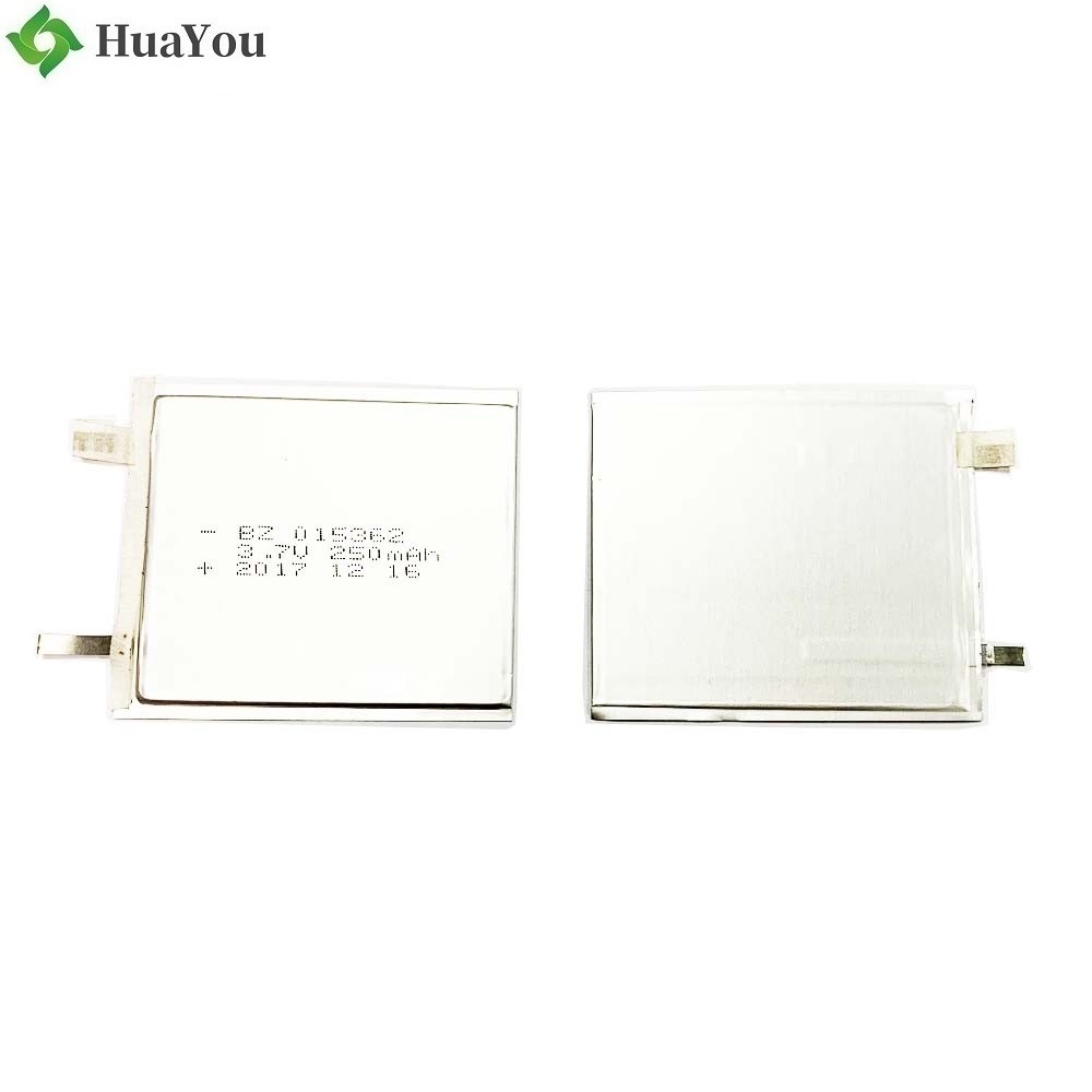 015362 250mAh 3.7V Li-Polymer Battery