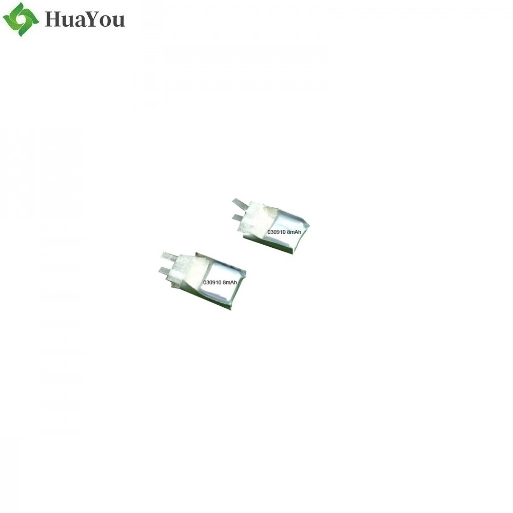 Special Battery - HY 030910 - 8mah - 3.7V - Lithium Ion Polymer Battery - Rechargeable