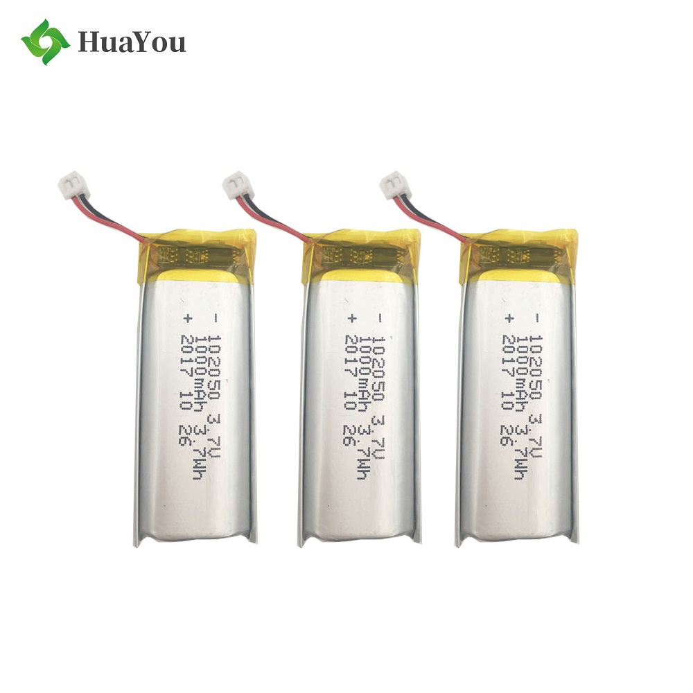 1000mAh 3.7V Rechargeable Li-Polymer Battery