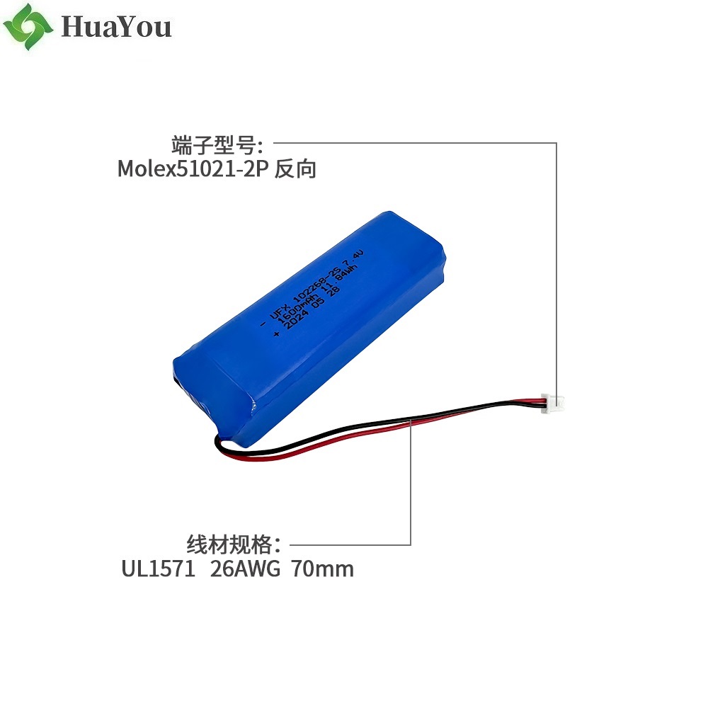 102268-2S 7.4V 1600mAh Battery