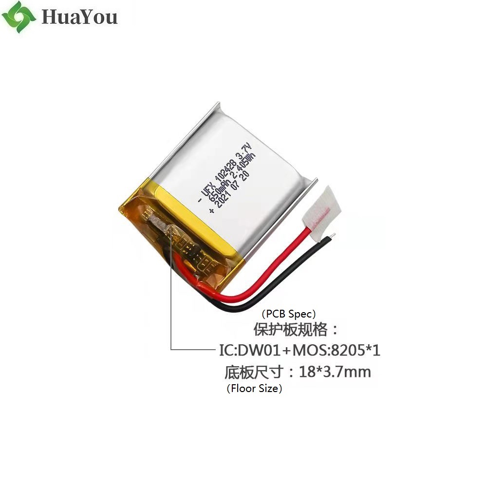 102428 Selfie Stick Lithium Polymer Battery