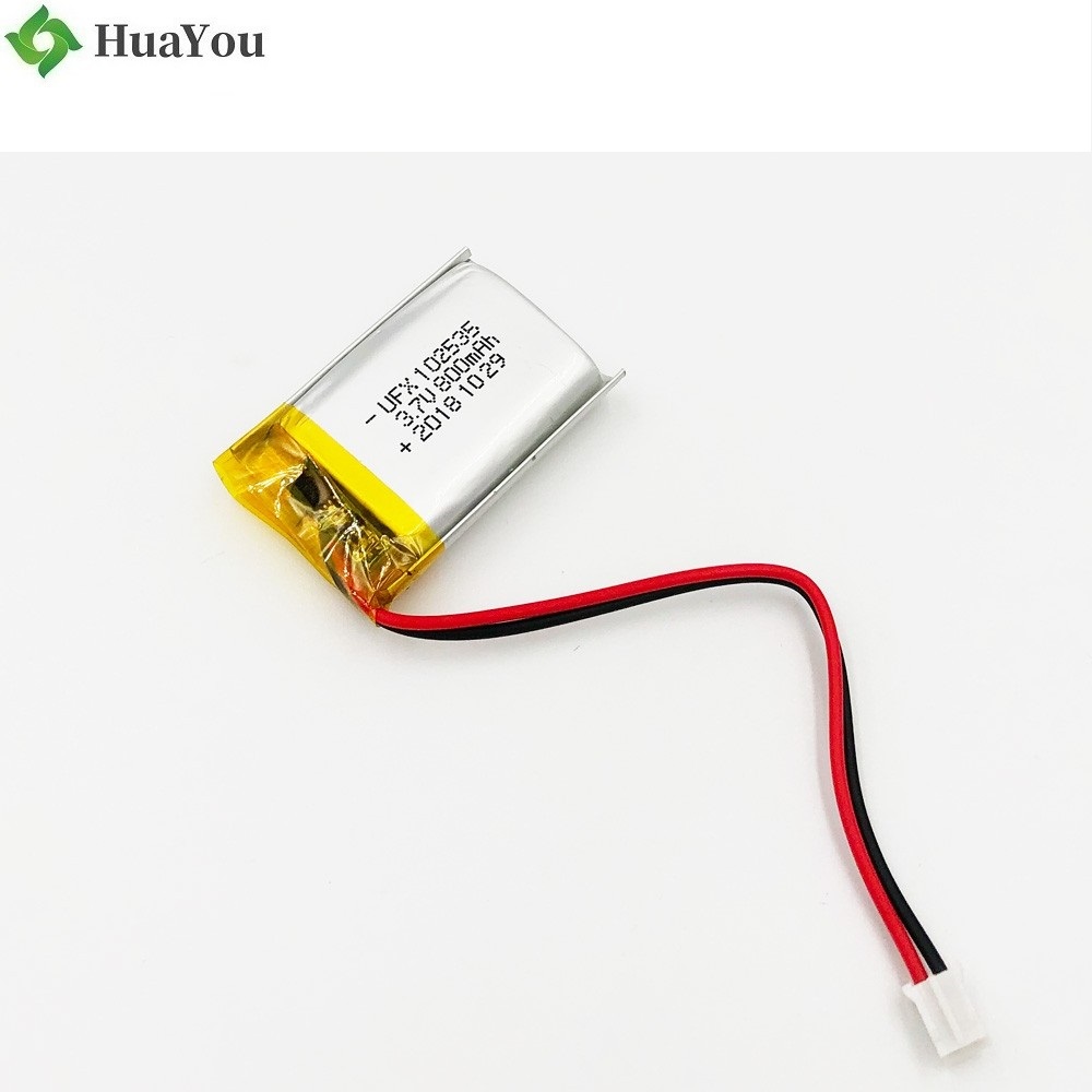 102535 800mAh 3.7V Li-Polymer Battery