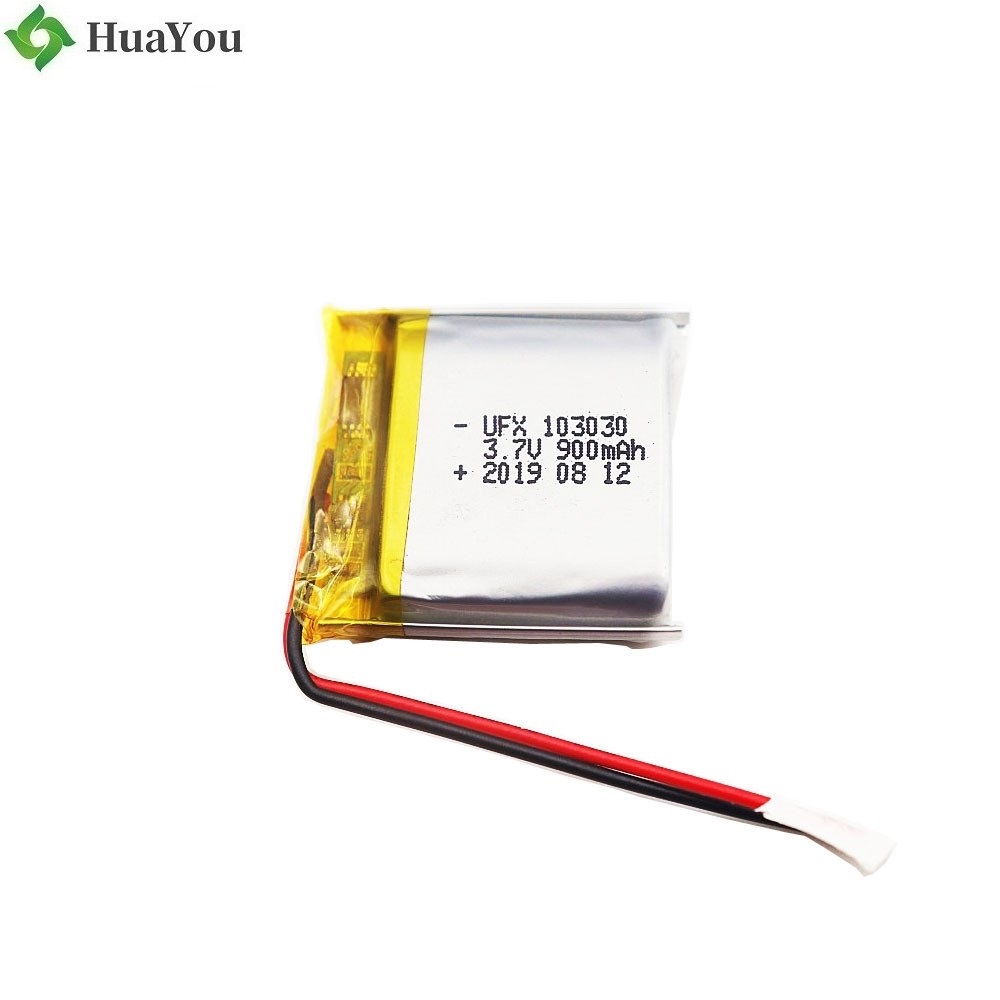 103030 900mAh 3.7V Li-Polymer Battery