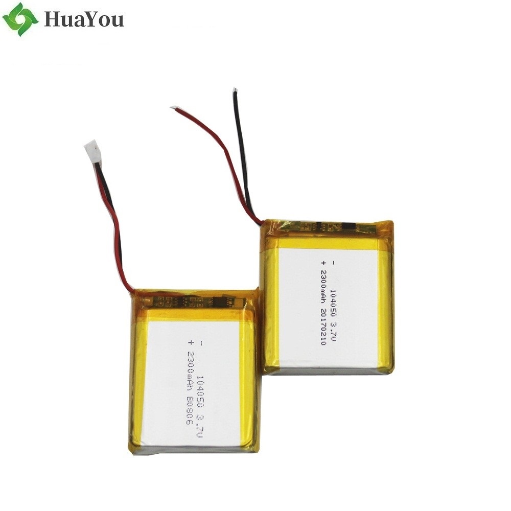 104050 2300mAh 3.7V KC Certification LiPo Battery