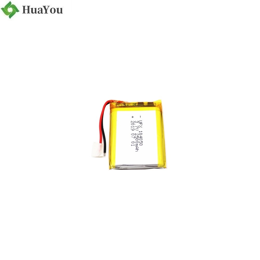  104050 2500mAh 3.7V Li Polymer Battery