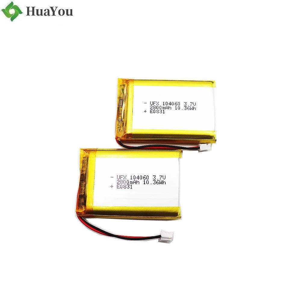 Customized UFX 104060 3.7V Li-Polymer Battery