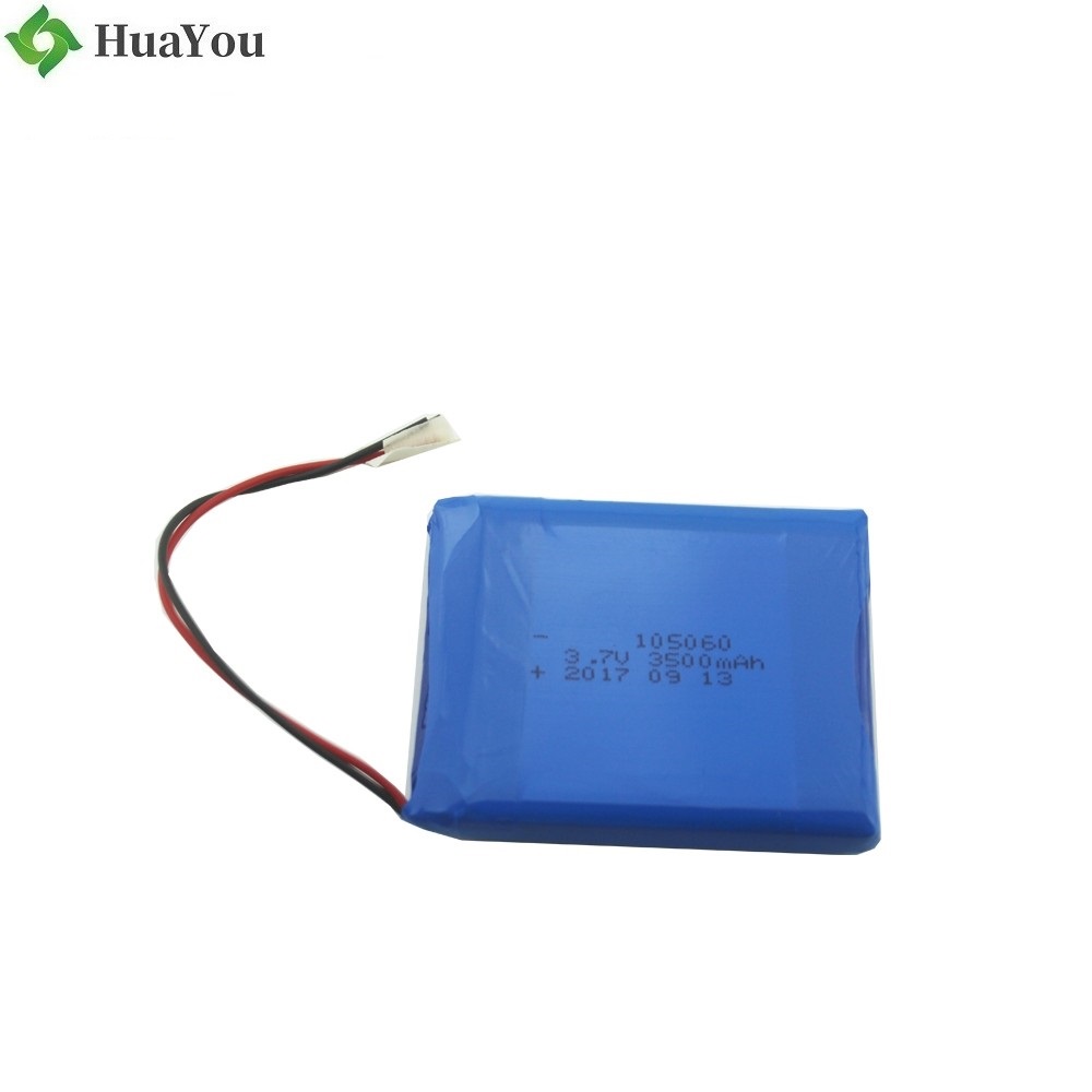 105060 3500mAh 3.7V Rechargeable Li-Polymer Battery