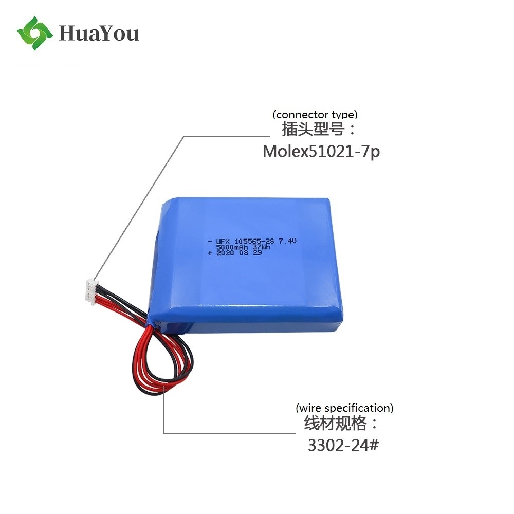 Eco-friendly High Performance 5000mAh Lipo Battery