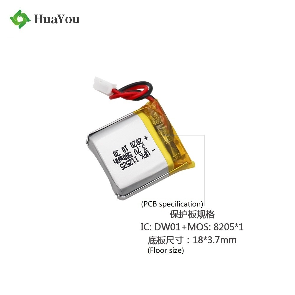 Factory Supplies Most Popular 500mAh Lipo Battery