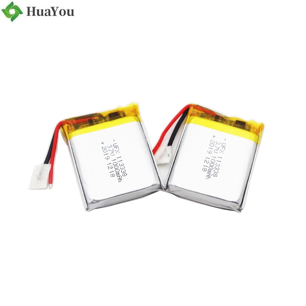113338 1000mAh 3.7V Lithium Polymer Battery