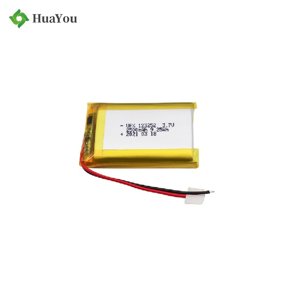 2500mAh Medical Beauty Device Rechargeable Lipo Battery with UL Certificate