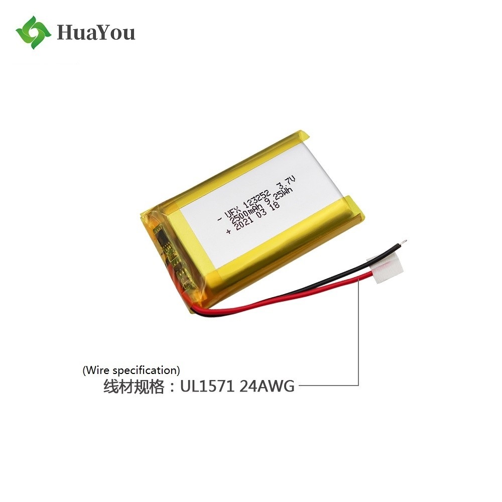 Lowest Price 2500mAh Li-Polymer Battery