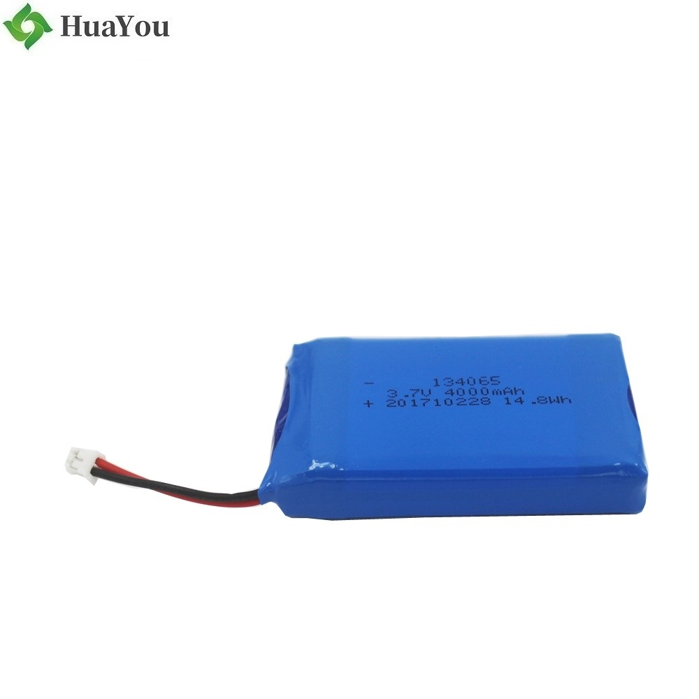 134065 4000mAh 3.7V Li-Polymer Battery