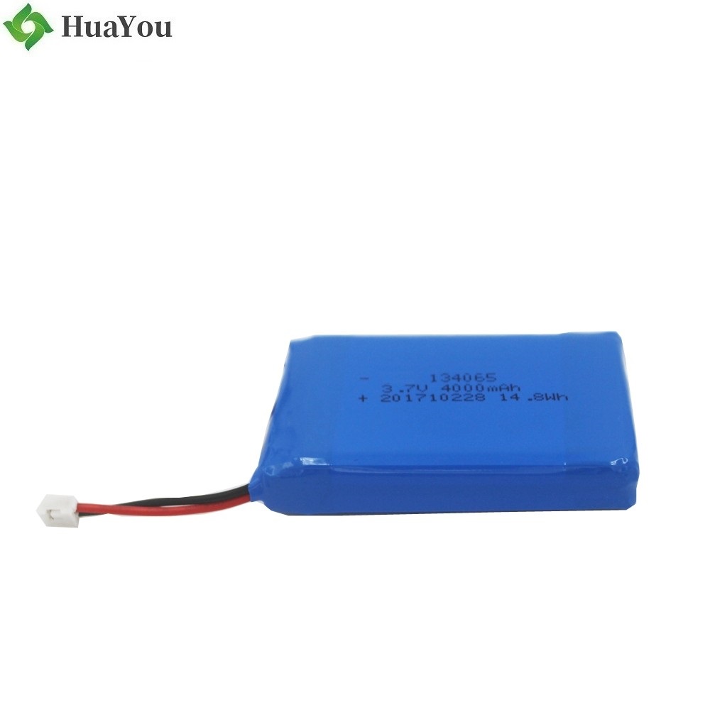134065 4000mAh 3.7V Li-Polymer Battery