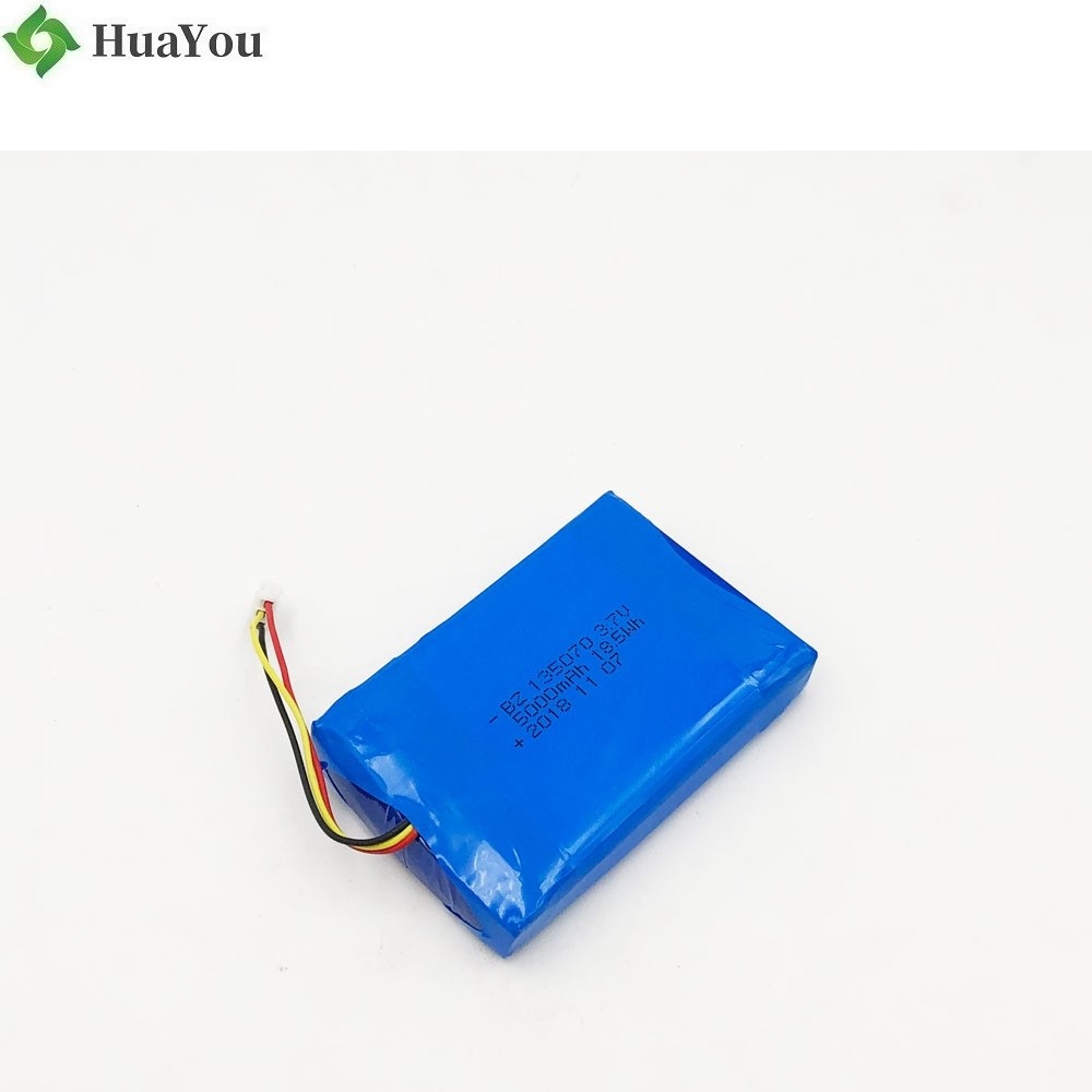 135070 5000mAH 3.7v Lithium Battery