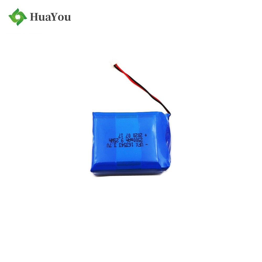 163543 3.7V 2500mAh Lipo Battery