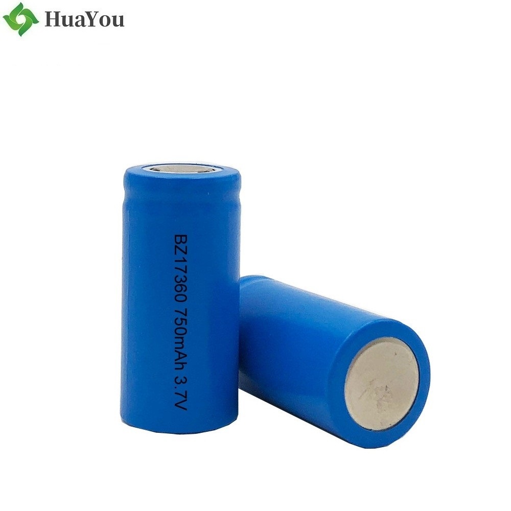 17360 750mAh 3.7V Rechargeable Li-ion Battery