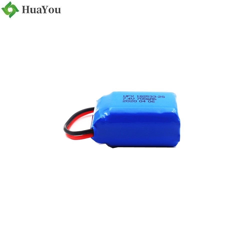 182533-2S 700mAh 7.4V Rechargeable Lipo Battery