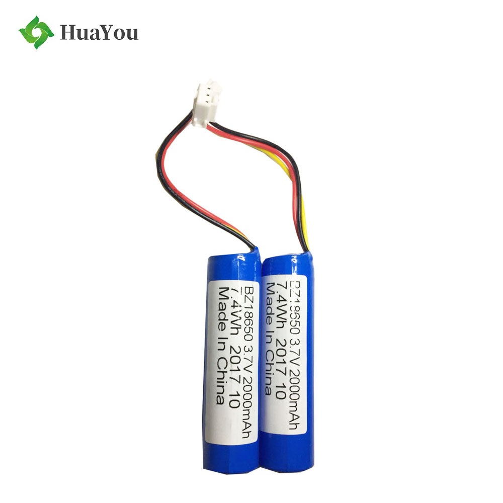 18650 Batteries 2000mah 3.7V Rechargeable Li-ion Battery