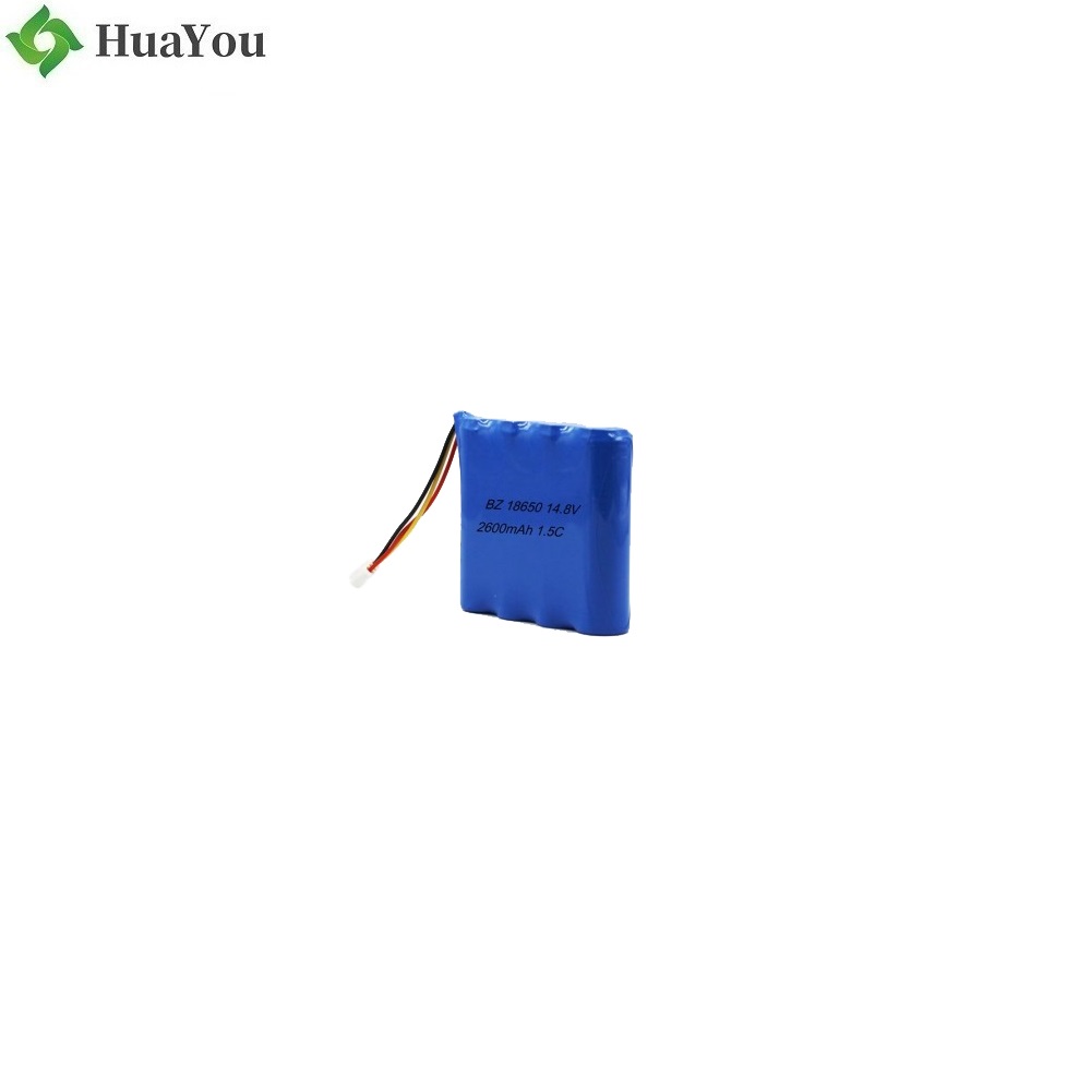 Cylindrical Battery - 18650 - 2600mAh - 14.8V - 1.5C - Lithium Ion Polymer Battery