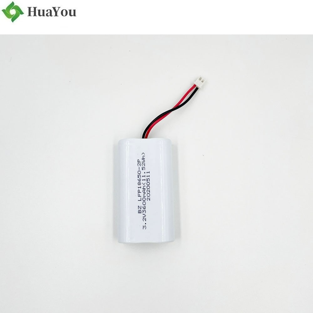 18650 Batteries 3600mAh 3.2V Cylindrical LiFePO4 Battery