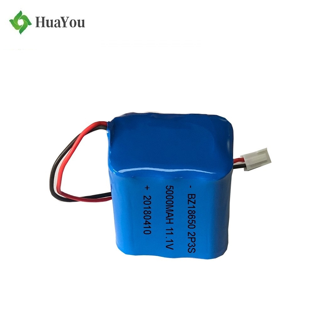 18650-2P3S 5000mAh 11.1V Li-ion Battery