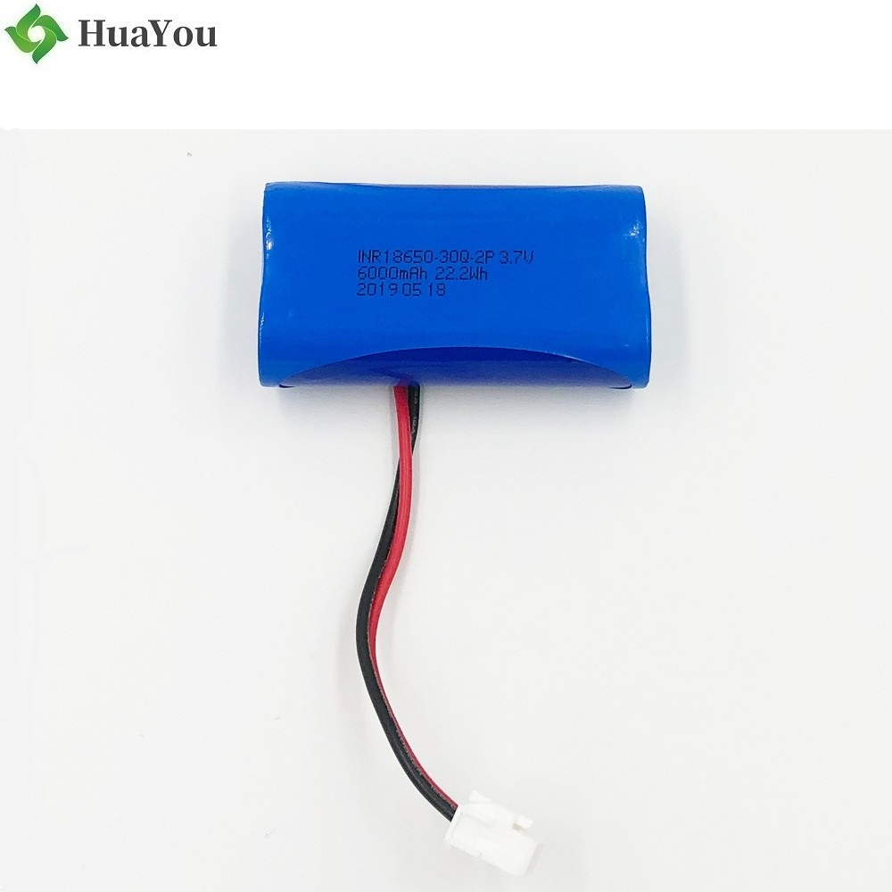 HY 18650-30Q-2P  3.7V Li-Polymer Battery