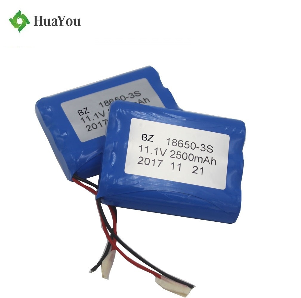 BZ 18650 3S 2500mAh 11.1V Rechargeable Li-ion Battery