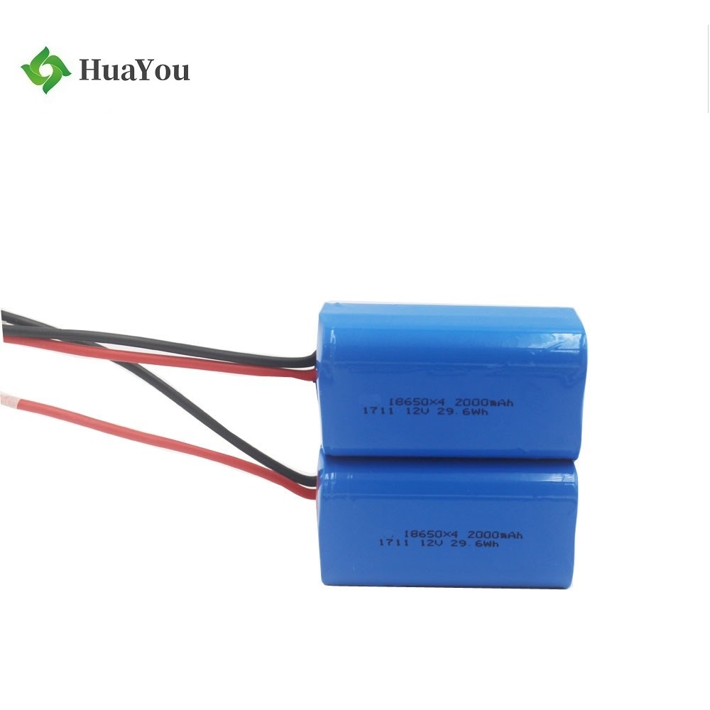 Cylindrical Battery BZ 18650 4S 2000mAh 14.8V Rechargeable Li-ion Battery