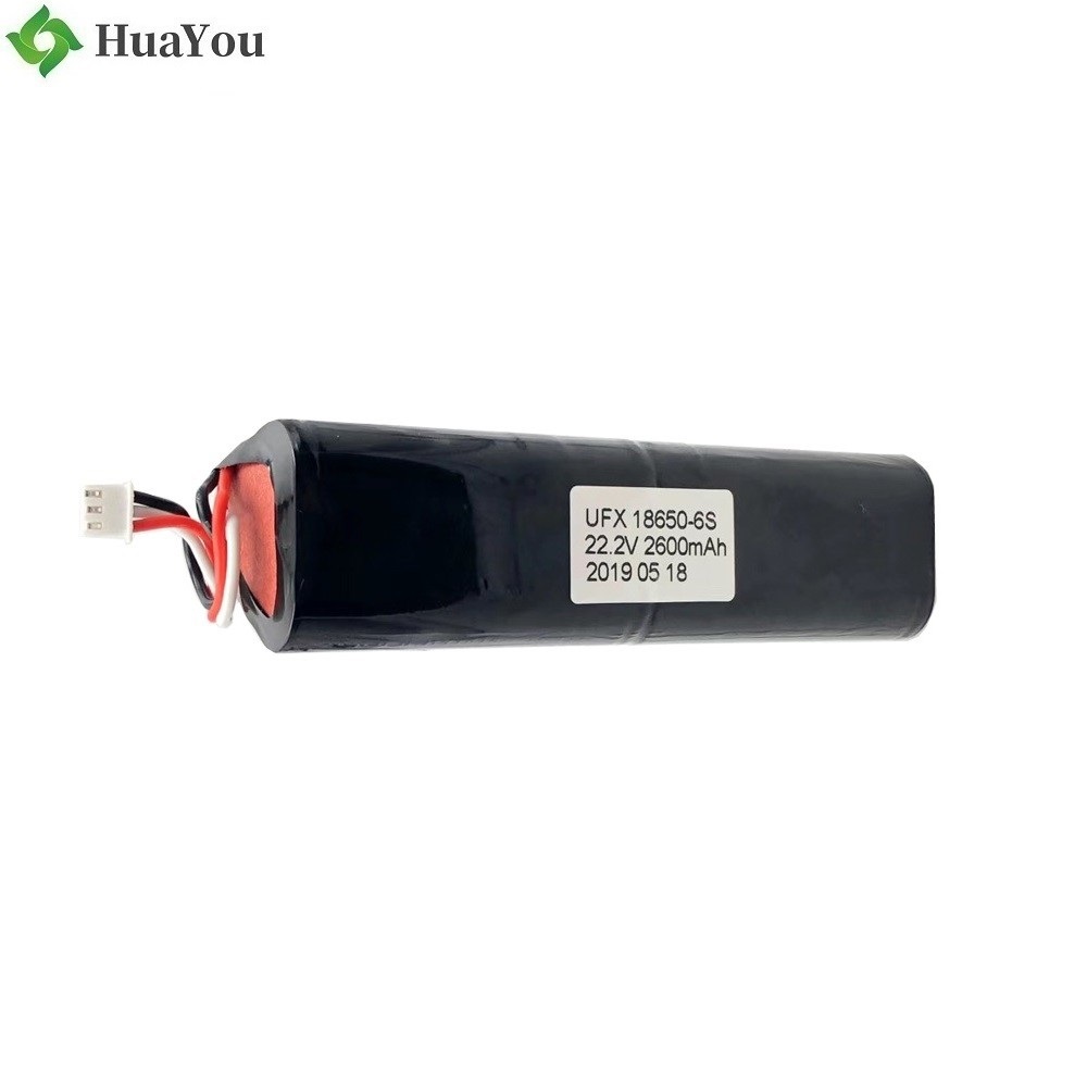 China Best 2600mAh 22.2V Cylindrical Battery