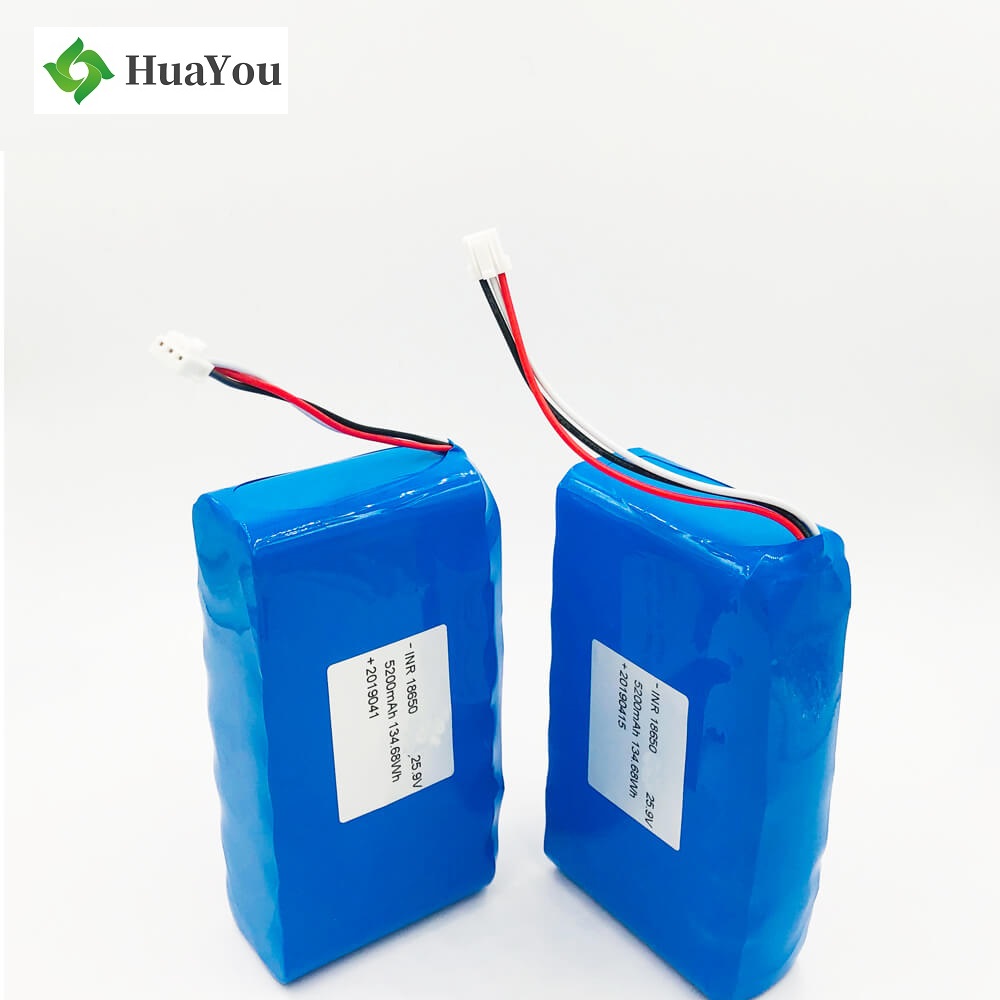 18650 7S2P 25.9V 5200mAh Li-ion Battery Packs