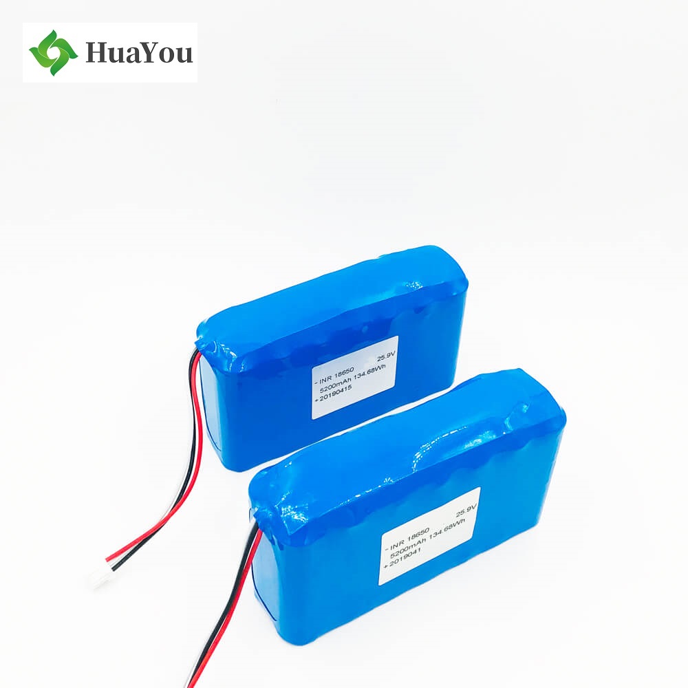 18650 7S2P 25.9V 5200mAh Li-ion Battery