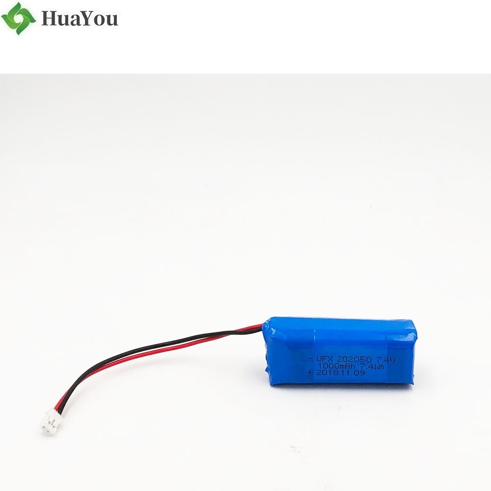 1000mAh 7.4V Polymer Li-ion Battery