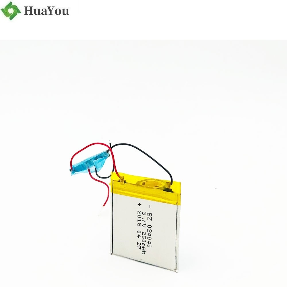 250mAh 3.7V Li-Ion Battery