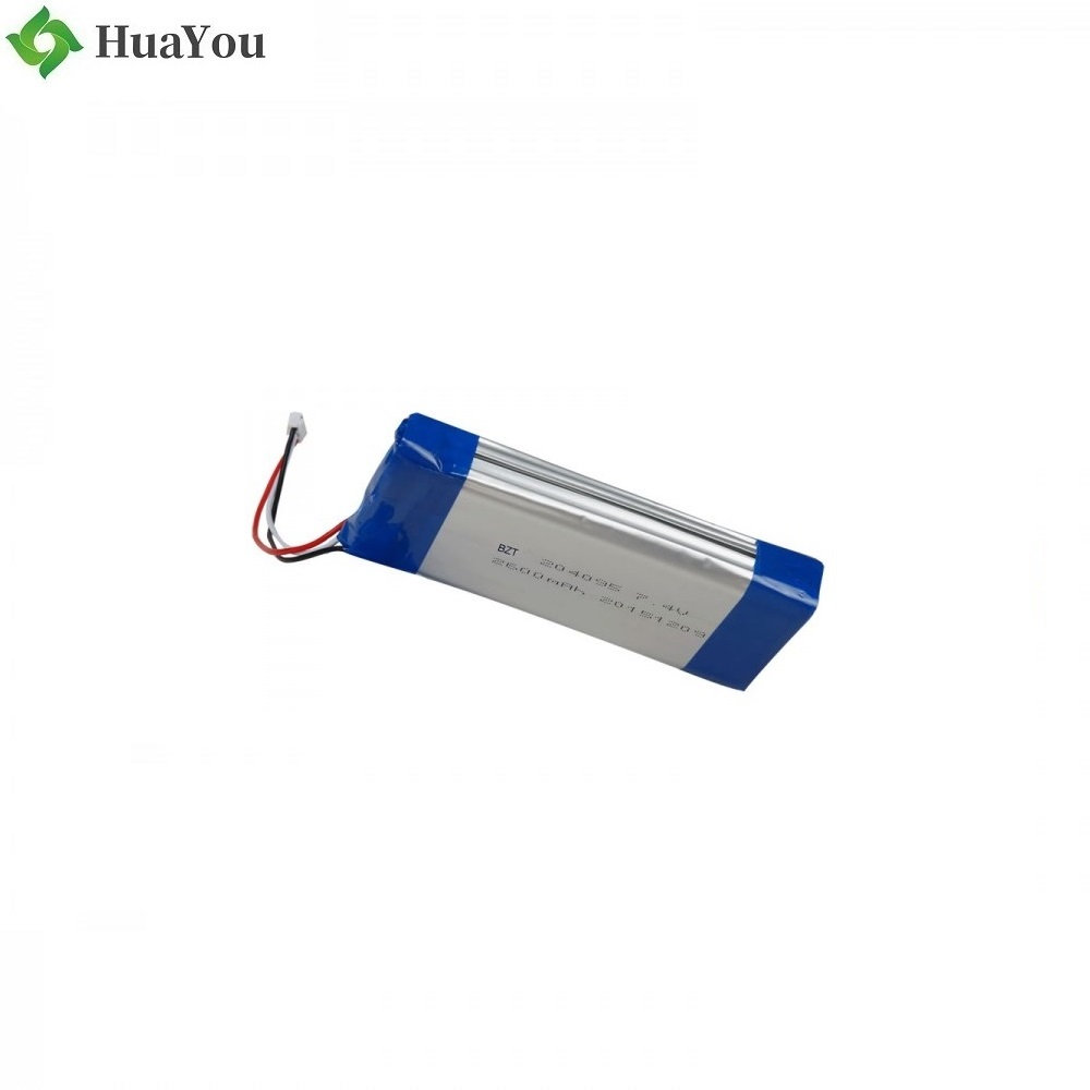 204095 7.4V 2600mAh Li-polymer Battery for Medical equipment