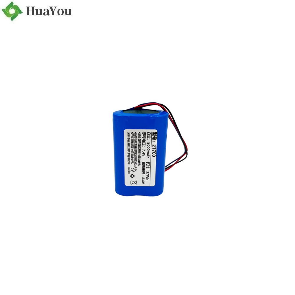 21700-2S1P 7.4V 5000mAh Cylindrical Battery